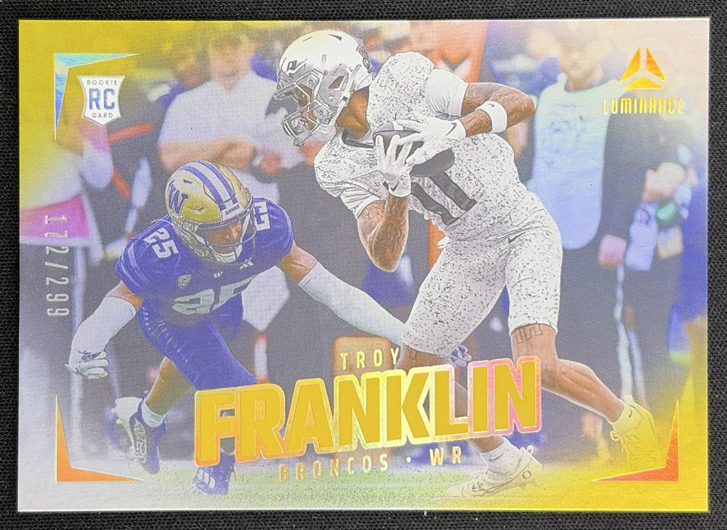 Troy Franklin 2024 Panini Luminance Gold /299 Broncos