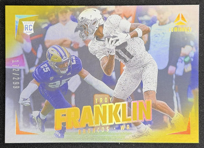 Troy Franklin 2024 Panini Luminance Gold /299 Broncos
