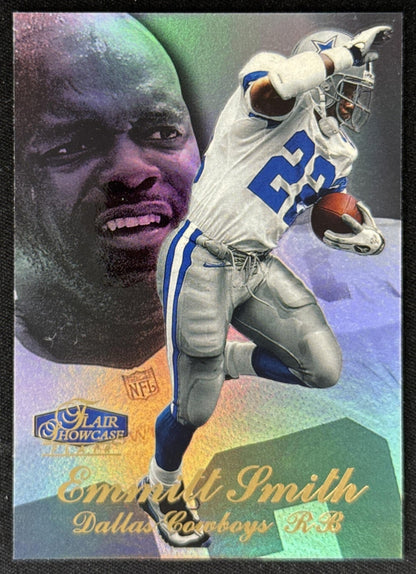Emmitt Smith 1998 Fleer Flair Showcase Row 3 Cowboys Sports Trading Card