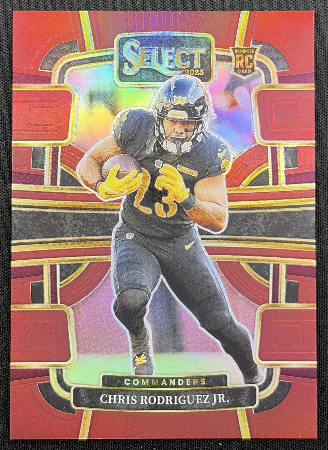 Chris Rodriguez Jr. 2023 Panini Select Maroon Prizms /149 Commanders
