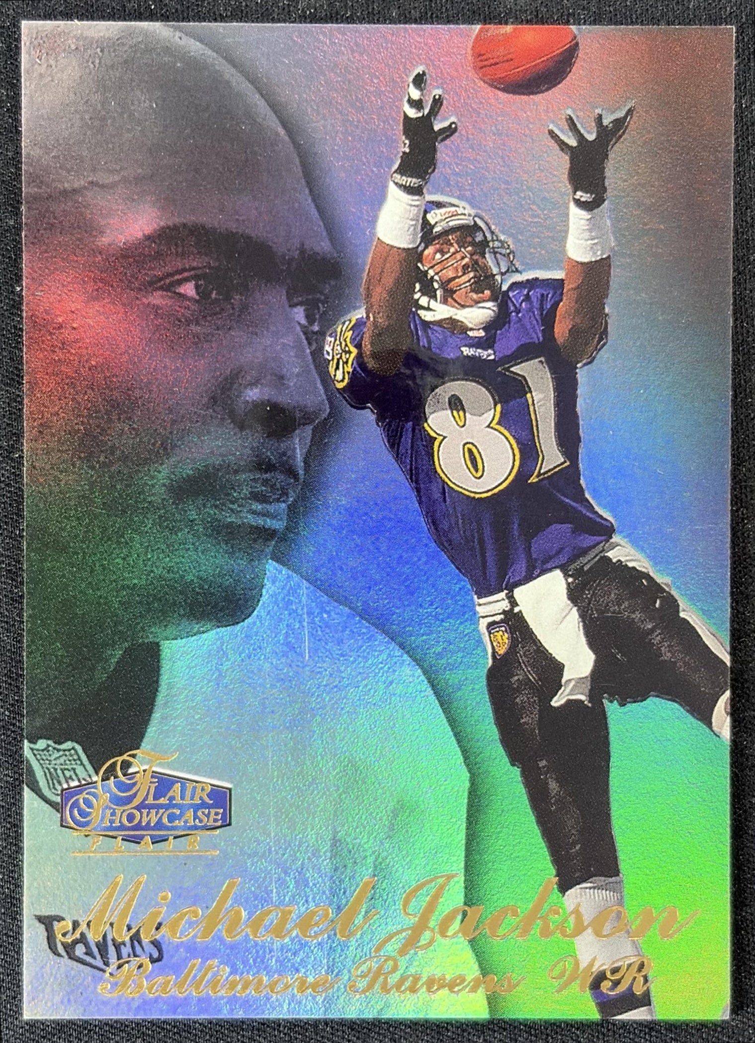 Michael Jackson 1998 Fleer Flair Showcase Row 3 Ravens
