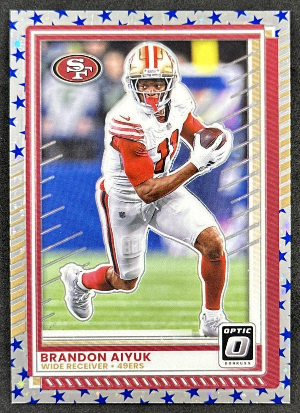 Brandon Aiyuk 2025 Panini Donruss Optic Stars Prizm 49ers Default Title Sports Trading Cards