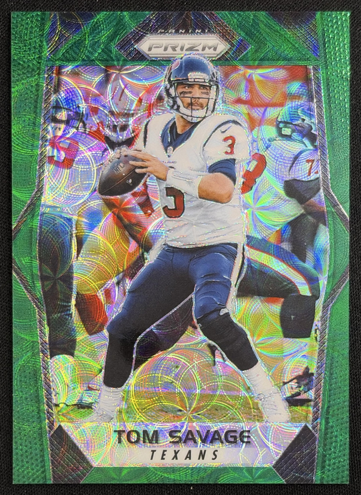 Tom Savage 2017 Panini Prizm Green Scope /99 Texans