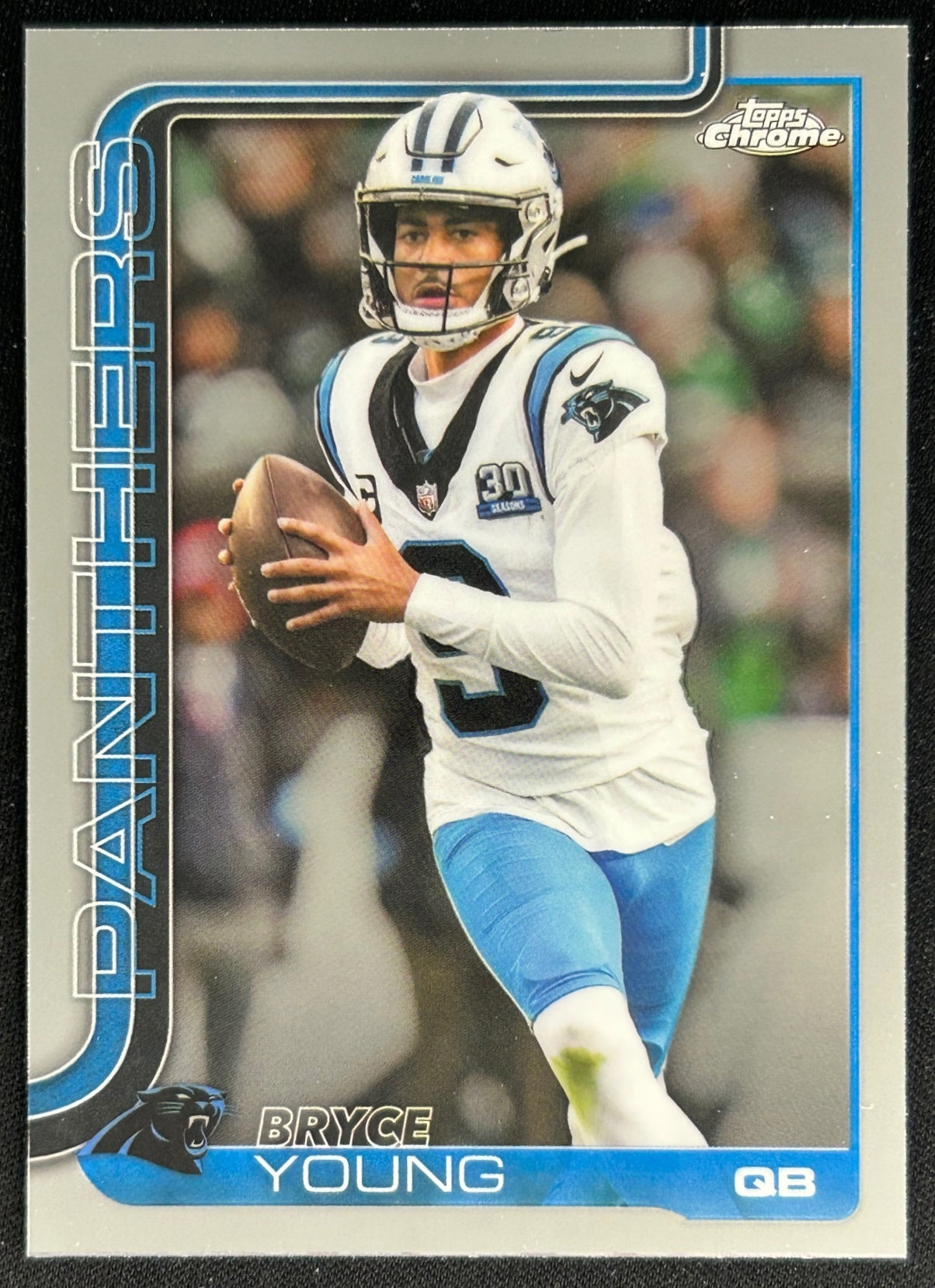 Bryce Young 2025 Topps Chrome Panthers Default Title Sports Trading Cards