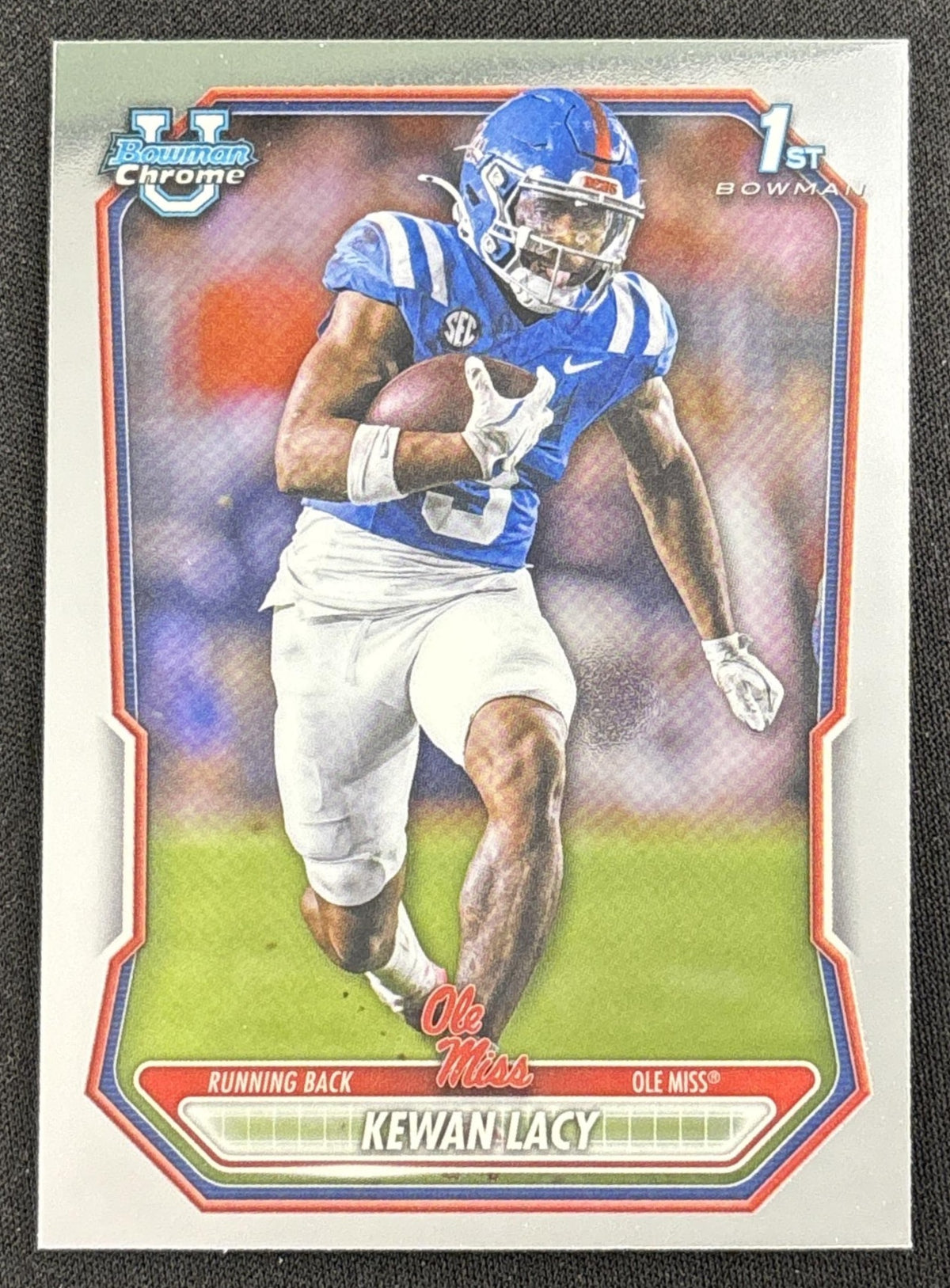 Kewan Lacy 2026 Bowman Chrome Prospects Rebels