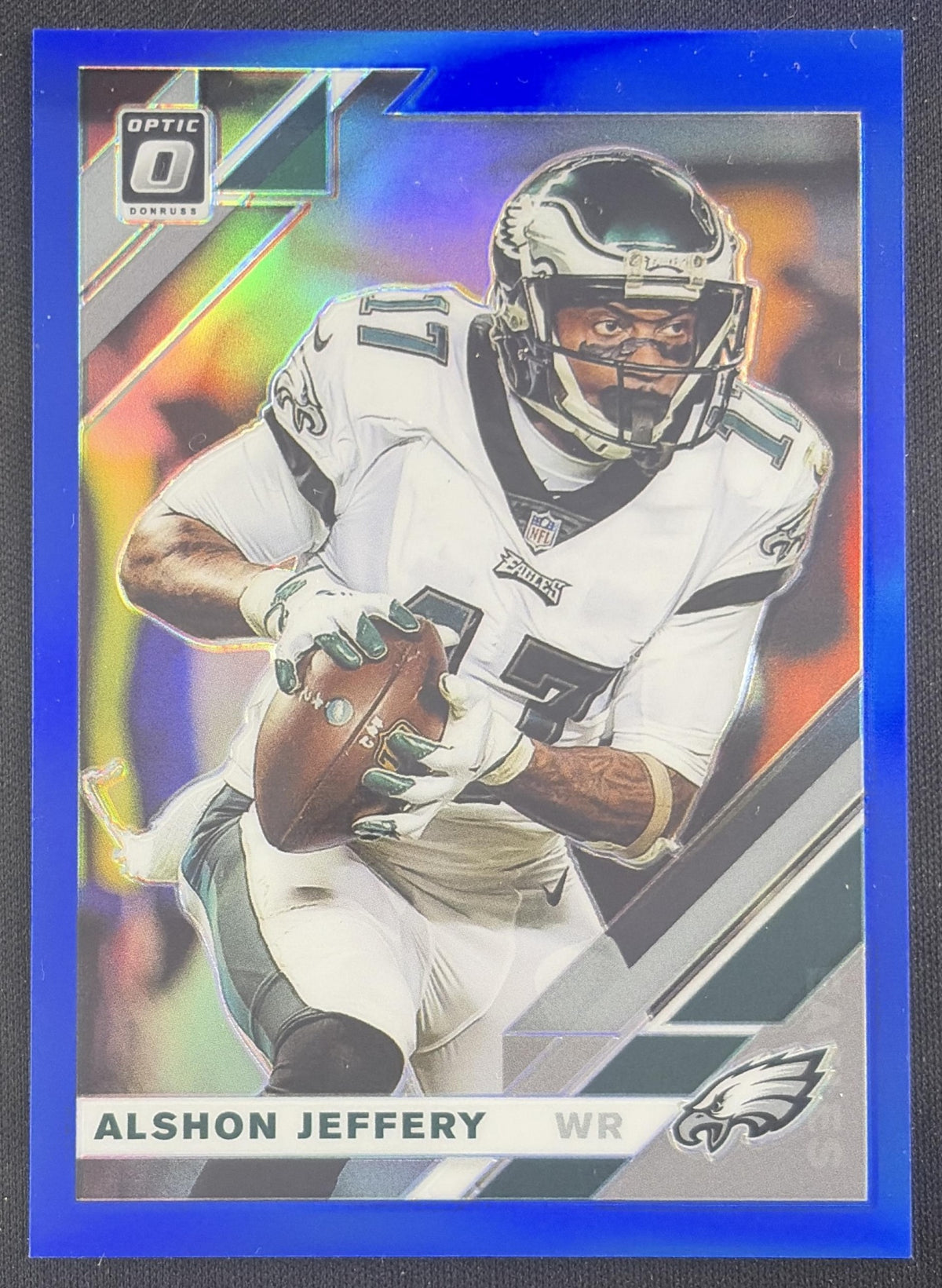 Alshon Jeffery 2019 Panini Donruss Optic Blue /150 Eagles Sports Trading Card