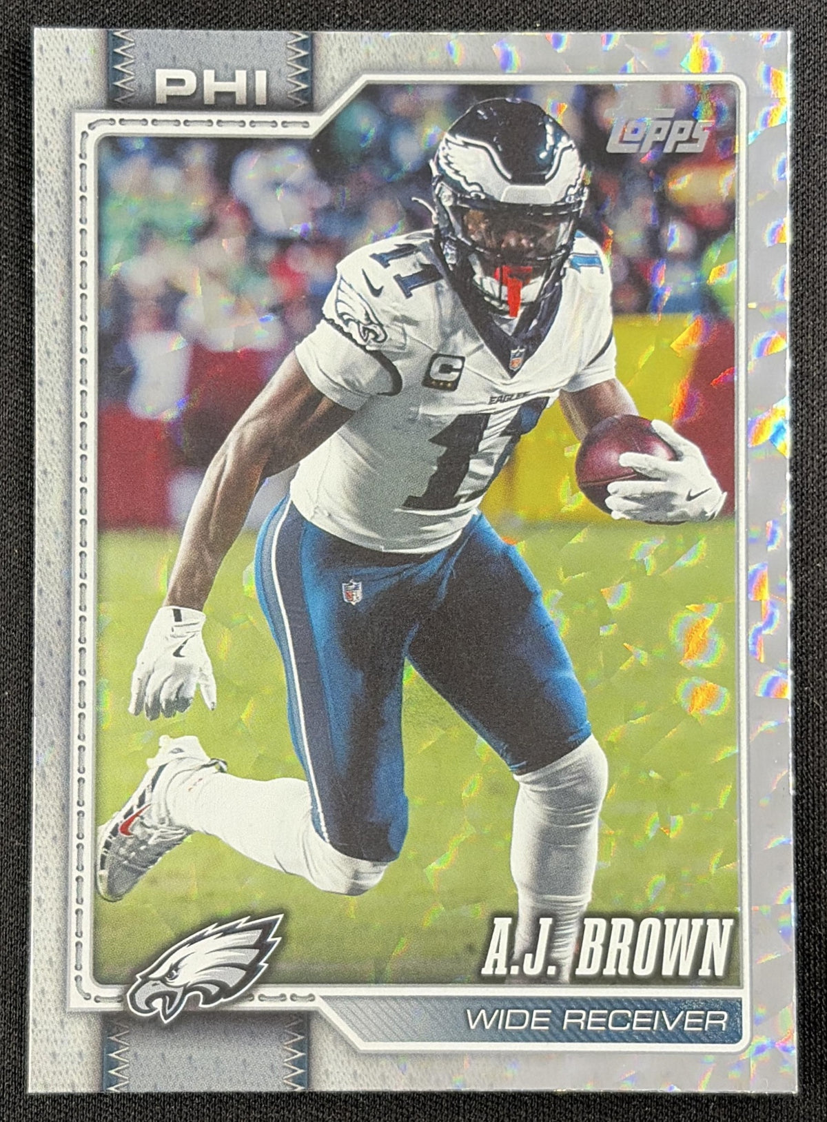 A.J. Brown 2026 Topps Flagship Crackle Eagles