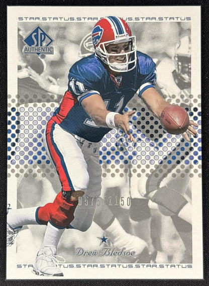 Drew Bledsoe 2002 SP Authentic /1150 Bills front