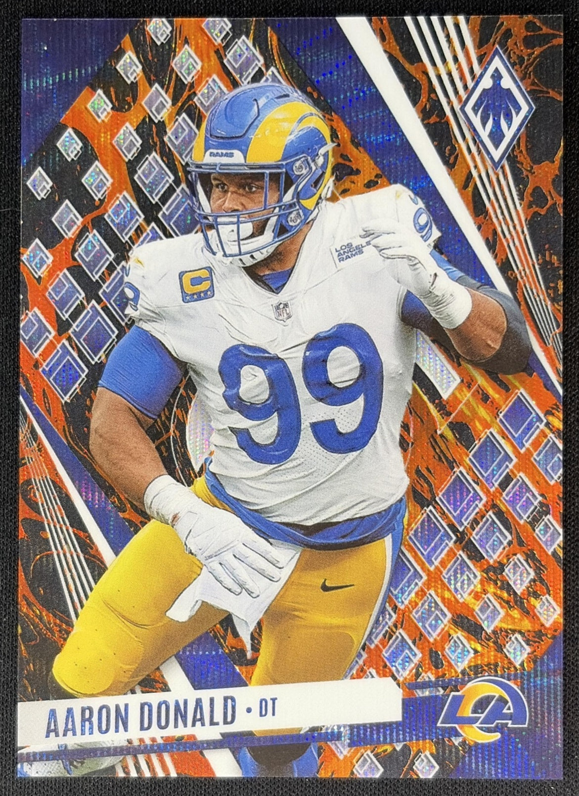 Aaron Donald 2023 Panini Phoenix Lava /150 Rams Football