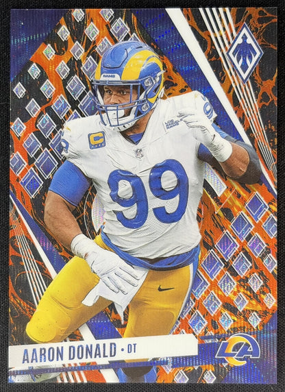 Aaron Donald 2023 Panini Phoenix Lava /150 Rams Football