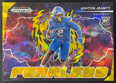 Ashton Jeanty 2025 Prizm Draft Picks Fearless Gold Ice Flash Raiders Default Title Sports Trading Cards