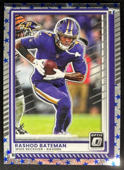 Rashod Bateman 2025 Donruss Optic Stars Prizm Ravens Default Title Football