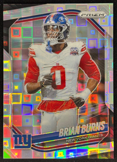 Brian Burns 2025 Prizm Pandora /400 Giants Sports Trading Cards