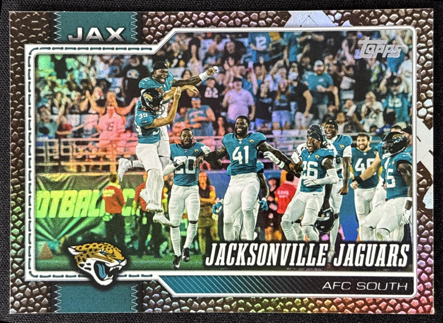 Jacksonville Jaguars 2026 Topps Football Leather Foil