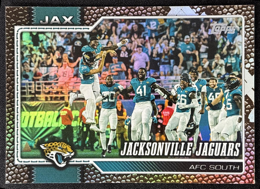 Jacksonville Jaguars 2026 Topps Football Leather Foil