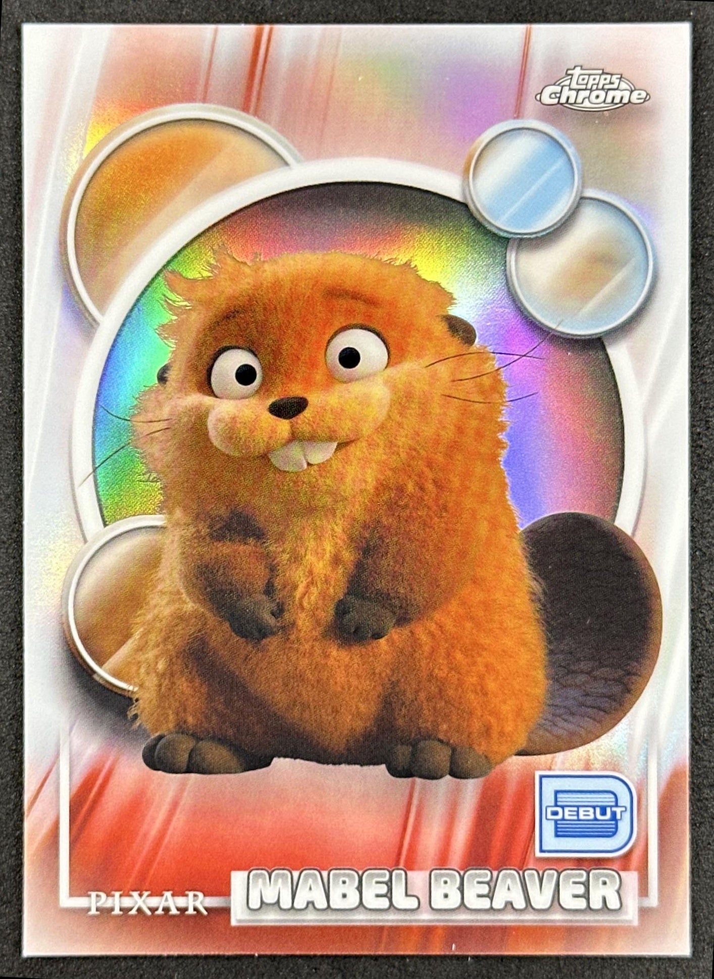 Mabel Beaver 2026 Topps Chrome Disney Refractor Hoppers Front