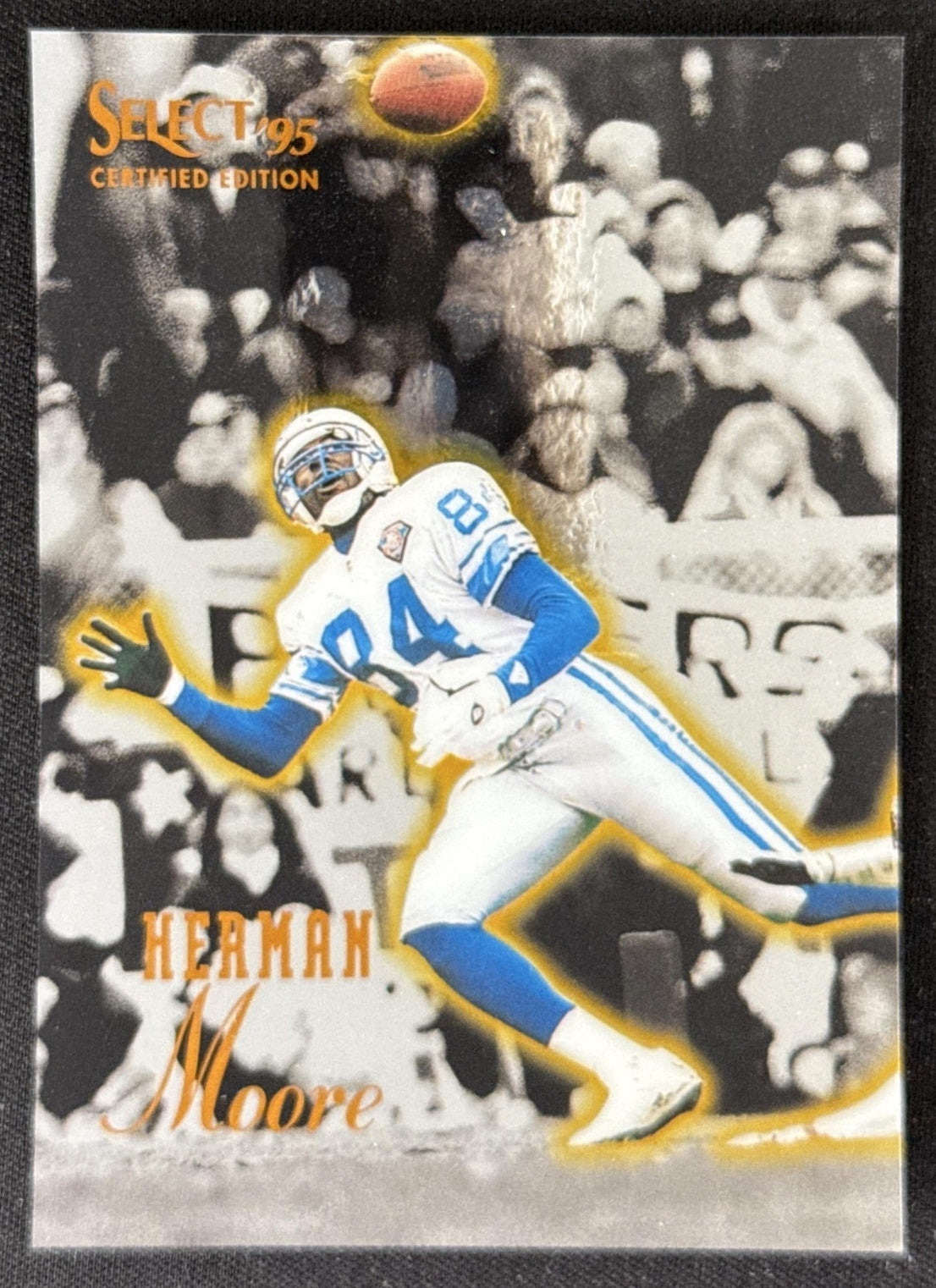 Herman Moore 1995 Pinnacle Select Certified Lions Sports Trading Card