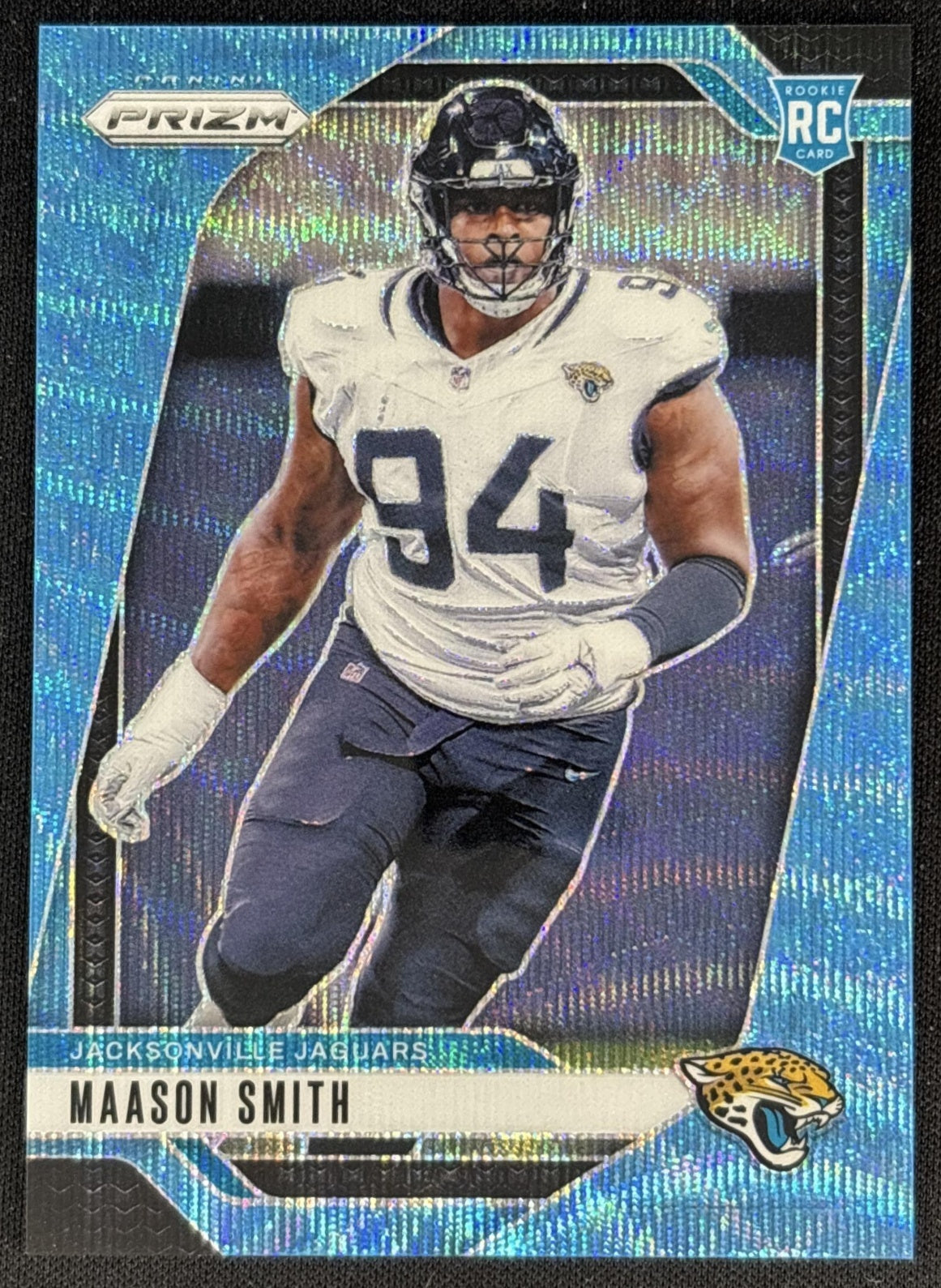 Maason Smith 2024 Panini Prizm Blue Wave /230 Jaguars Front