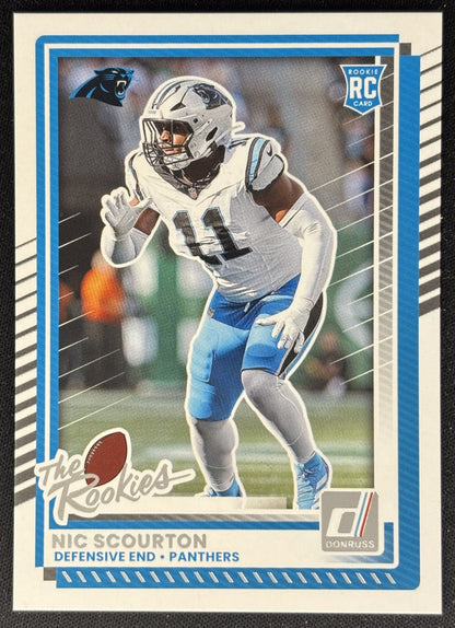 Nic Scourton 2025 Panini Donruss Rookies & Highlights Panthers Sports Trading Cards