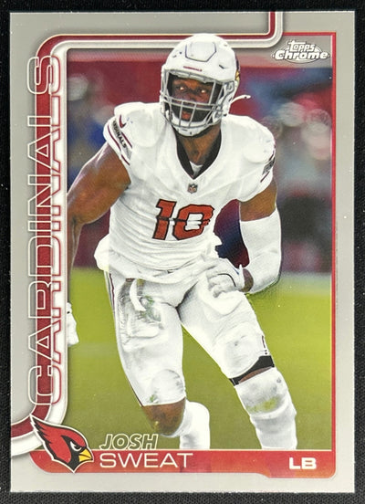 Josh Sweat 2025 Topps Chrome Cardinals Default Title Sports Trading Cards