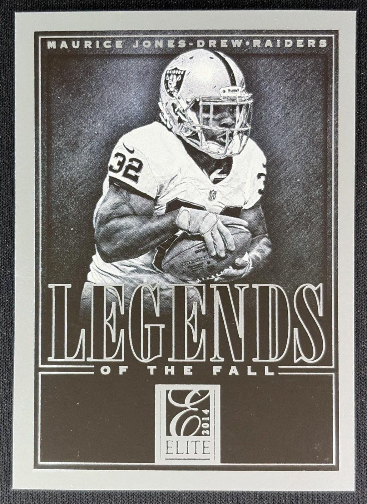 Maurice Jones-Drew 2014 Panini Elite Legends of the Fall Silver Raiders - Front