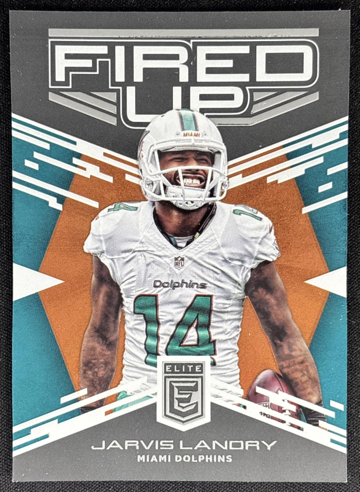 Jarvis Landry 2017 Panini Donruss Elite Fired Up /299 Dolphins Sports Trading Card