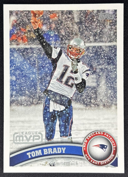 Tom Brady 2011 Topps Patriots League MVP Sports Trading Cards