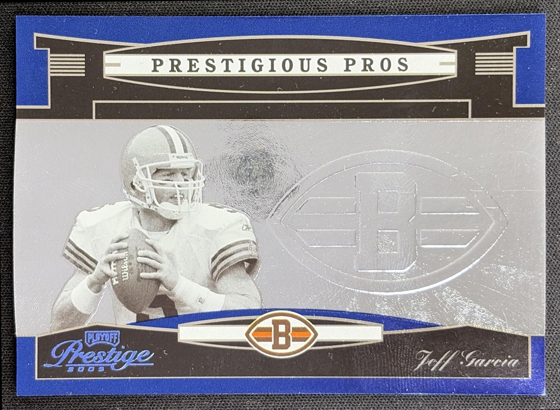 Jeff Garcia 2005 Playoff Prestige Prestigious Pros Blue /250 Browns