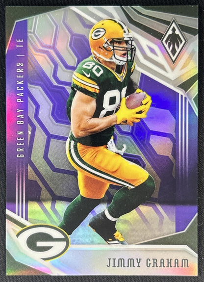 Jimmy Graham 2018 Panini Phoenix Purple /149 Packers front