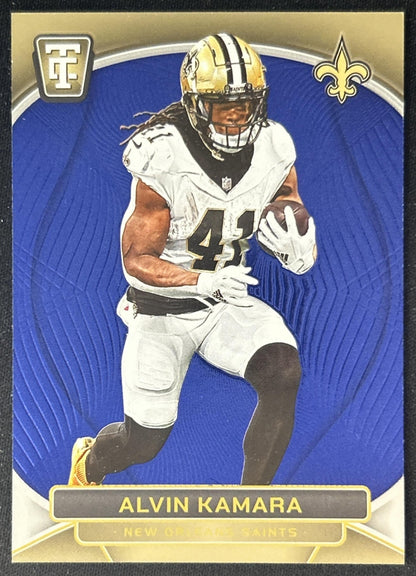 Alvin Kamara 2024 Panini Certified Piece of the Game /249 Saints front