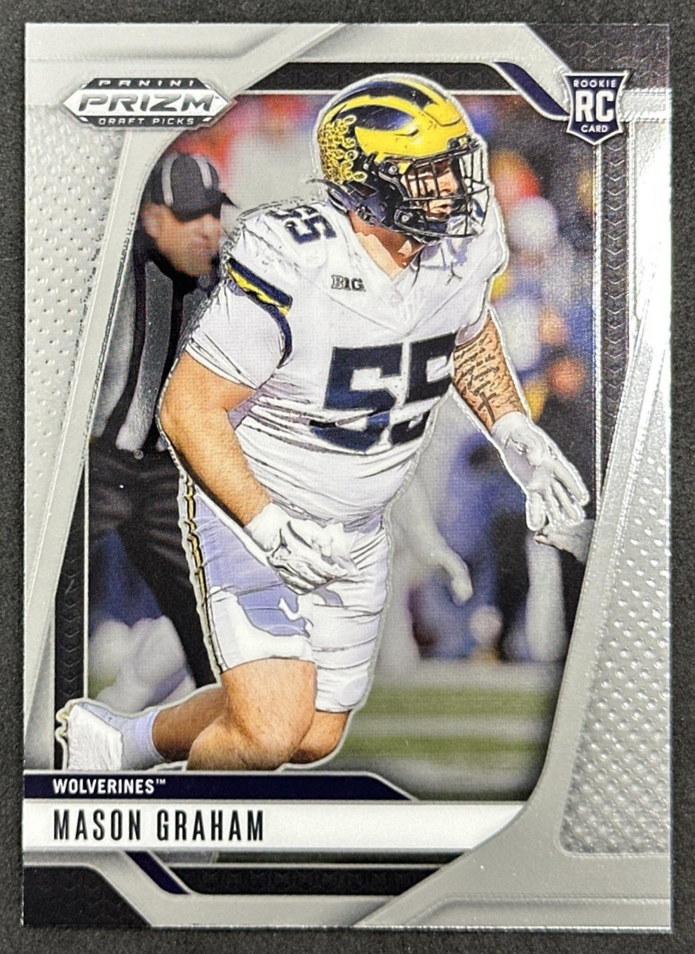 Mason Graham 2025 Panini Prizm Draft Picks Silver Wolverines Browns