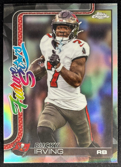Bucky Irving 2025 Topps Chrome Future Stars Refractor Buccaneers Default Title Football