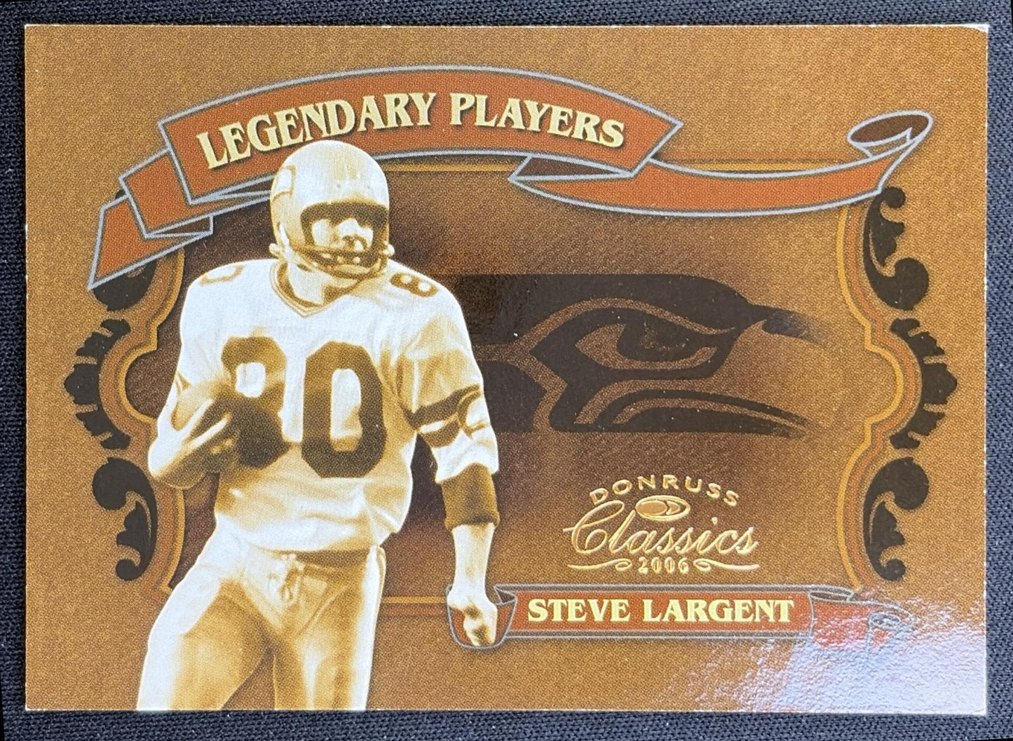 Steve Largent 2006 Donruss Classics Legendary Players Bronze /1000 Seahawks