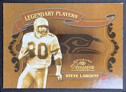 Steve Largent 2006 Donruss Classics Legendary Players Bronze /1000 Seahawks