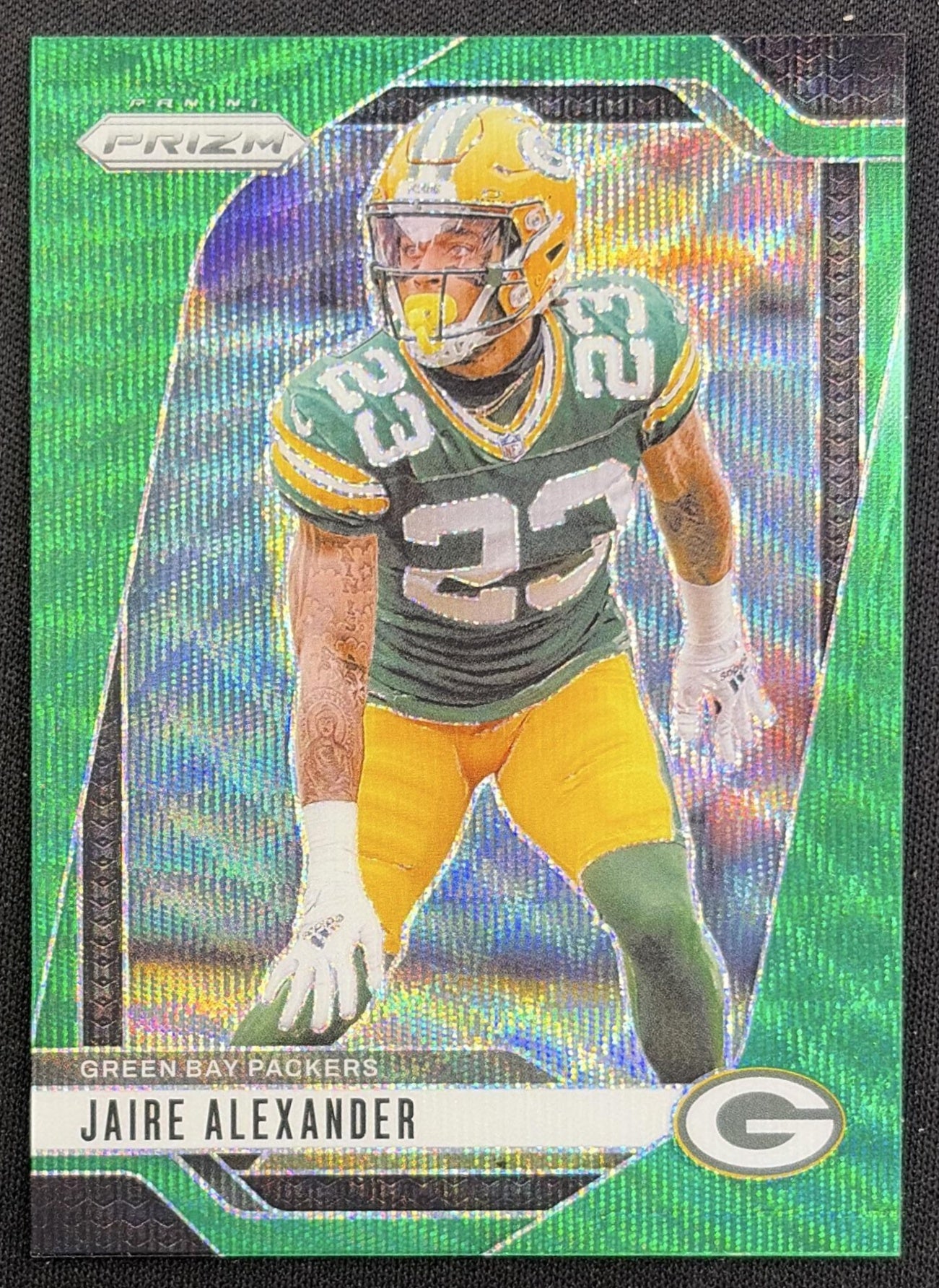 Jaire Alexander 2024 Panini Prizm Green Wave Packers front