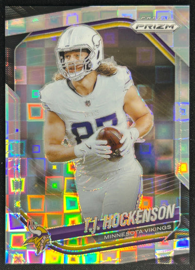 T.J. Hockenson 2025 Panini Prizm Pandora /400 Vikings Sports Trading Cards