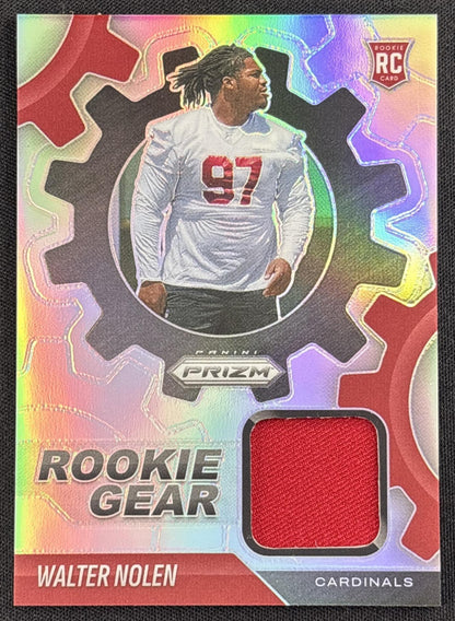 Walter Nolen 2025 Panini Prizm Rookie Gear Cardinals
