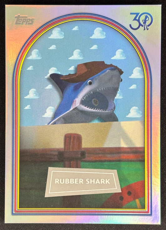 Rubber Shark 2025 Topps Pixar Crystal 30 Years of Toy Story Non-Sports Trading Cards