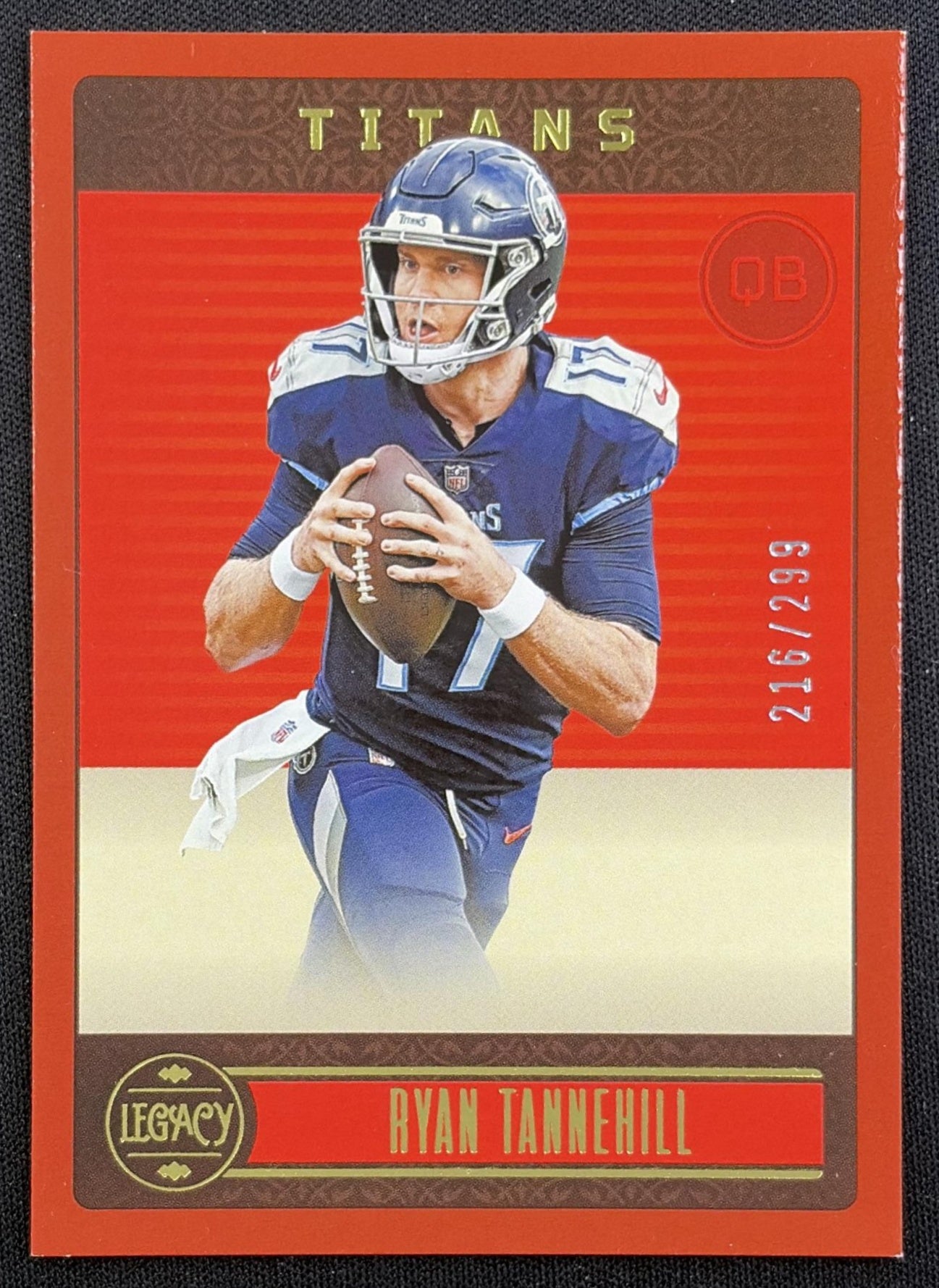 Ryan Tannehill 2023 Panini Legacy Red /299 Titans