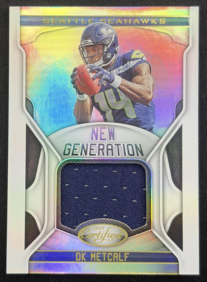 DK Metcalf 2019 Panini Certified New Generation Jerseys Seahawks