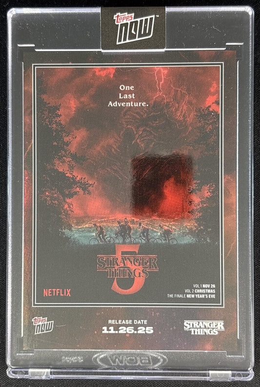 2025 Topps Now Stranger Things 5 Variation