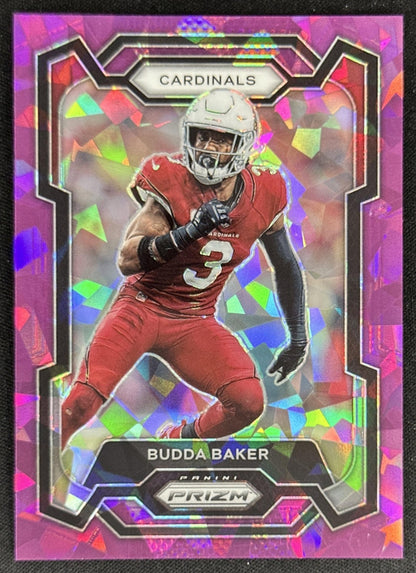 Budda Baker 2023 Panini Prizm Purple Ice /225 Cardinals