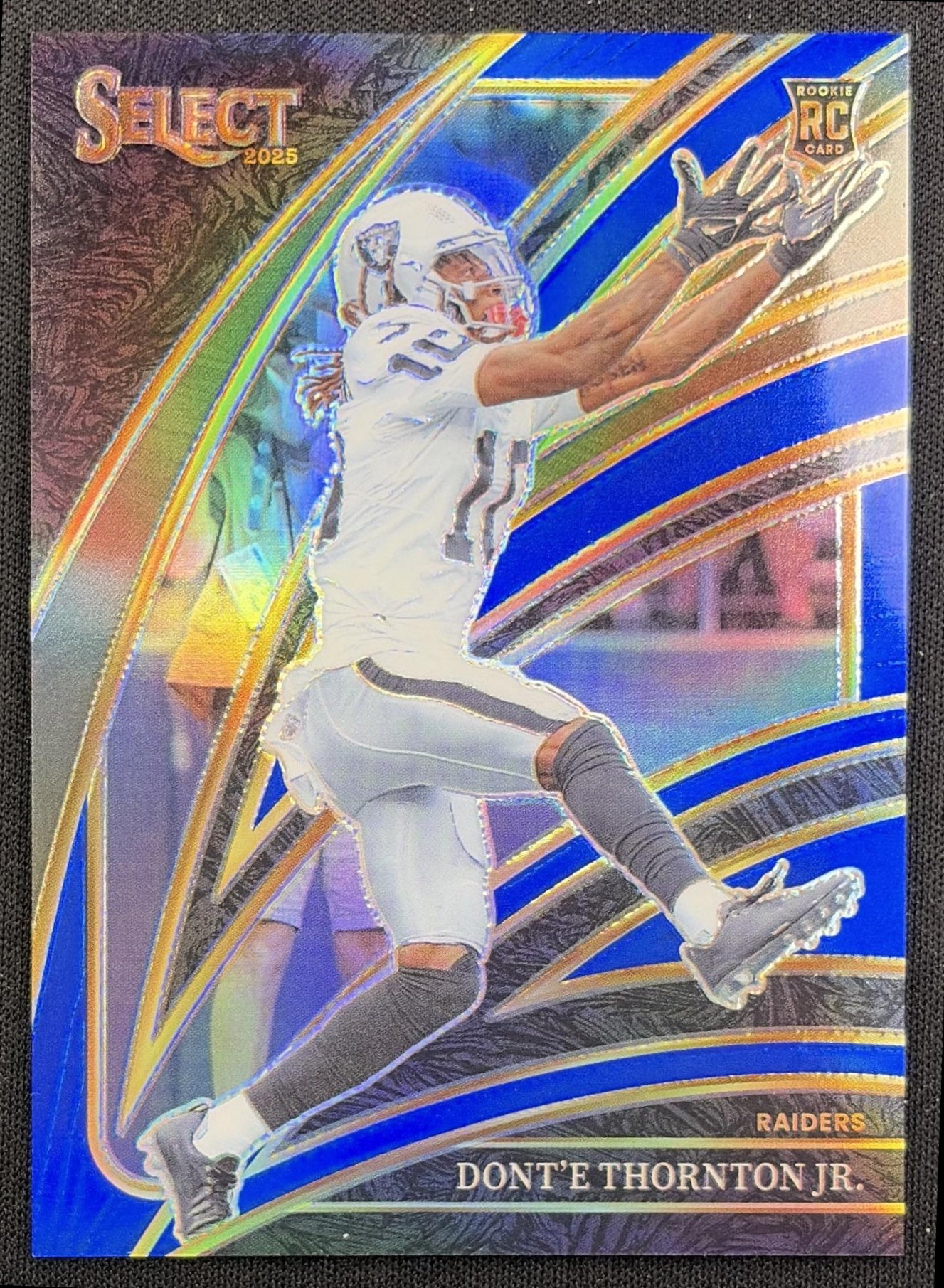 Dont'e Thornton Jr. 2025 Panini Select Club Level Blue Prizm /99 Raiders