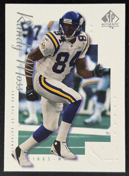 Randy Moss 2000 SP Authentic Vikings front