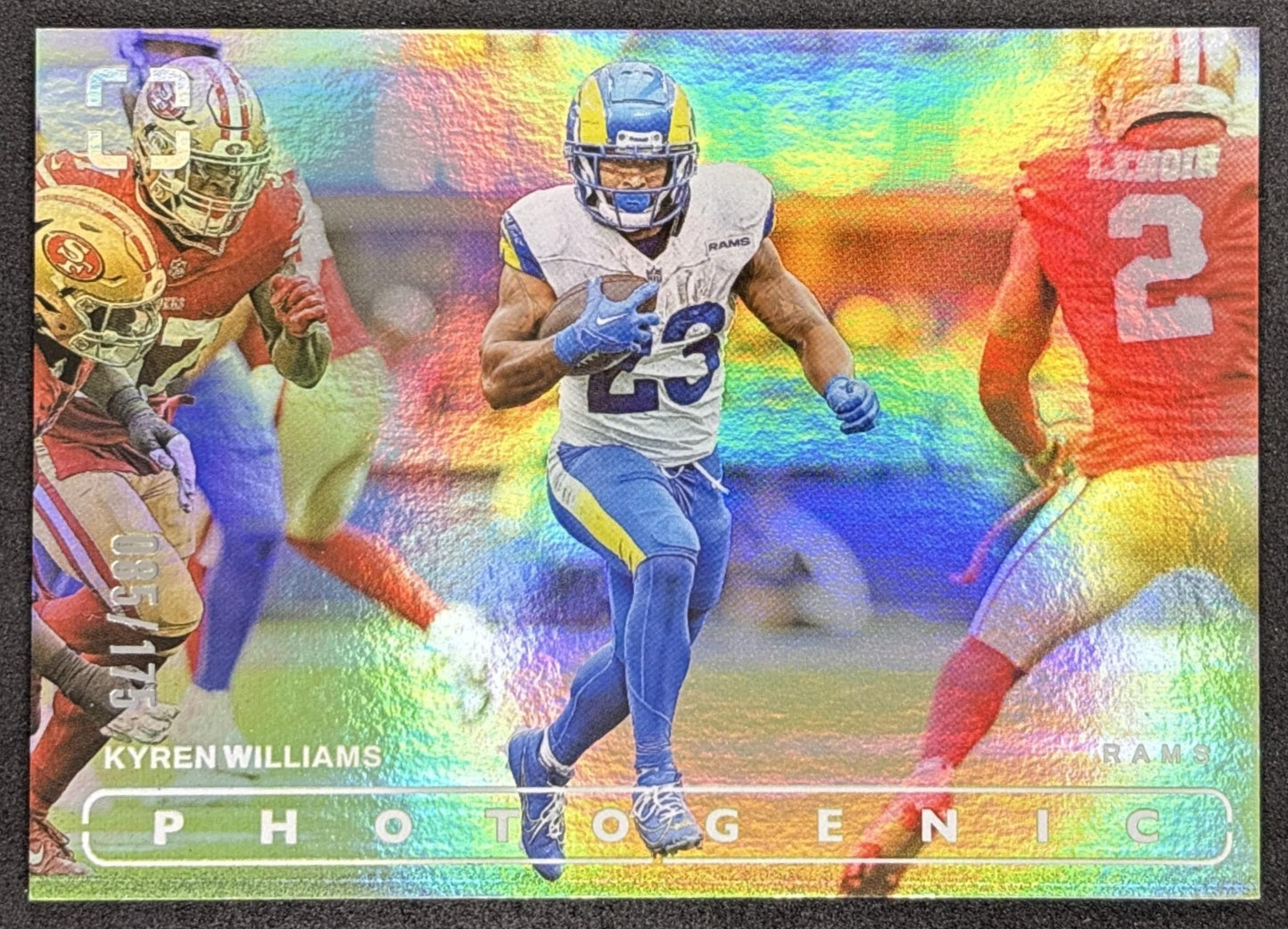 Kyren Williams 2024 Panini Photogenic Silver /175 Rams front