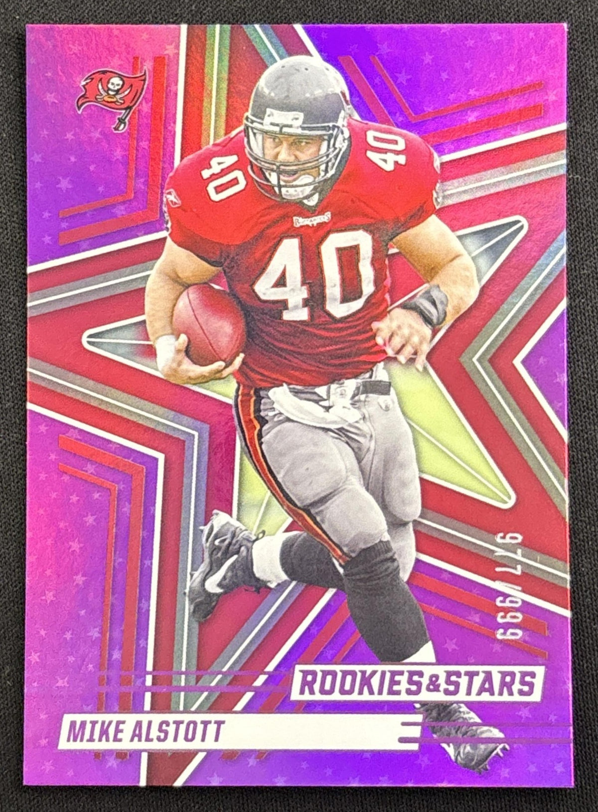 Mike Alstott 2025 Panini Rookies & Stars Purple /999 Buccaneers