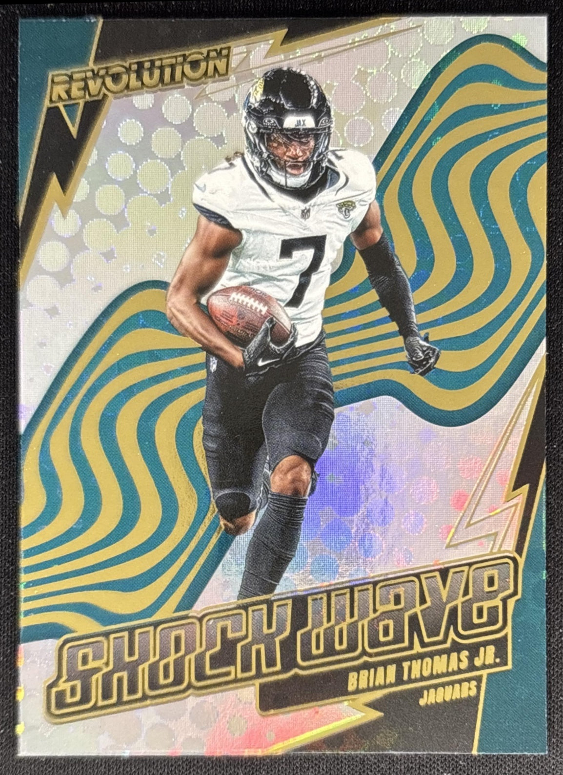 Brian Thomas Jr. 2025 Panini Revolution Shock Wave Jaguars Sports Trading Cards