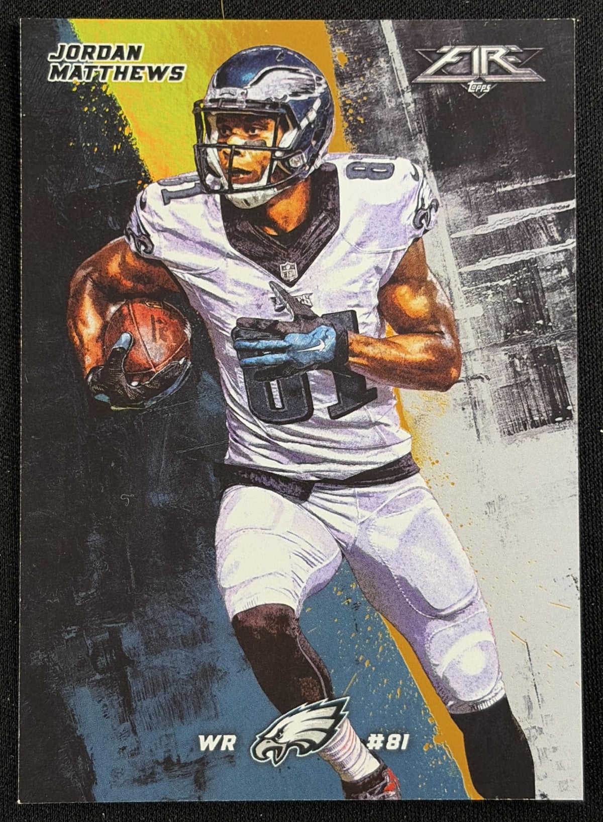 Jordan Matthews 2015 Topps Fire Orange /499 Eagles