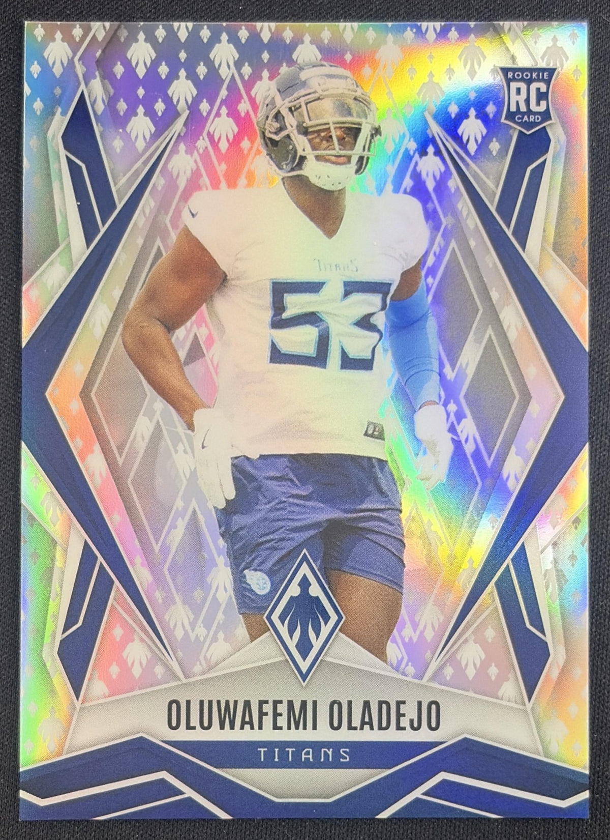 Oluwafemi Oladejo 2025 Panini Phoenix Prizm /149 Titans Tennessee Titans Sports Trading Card