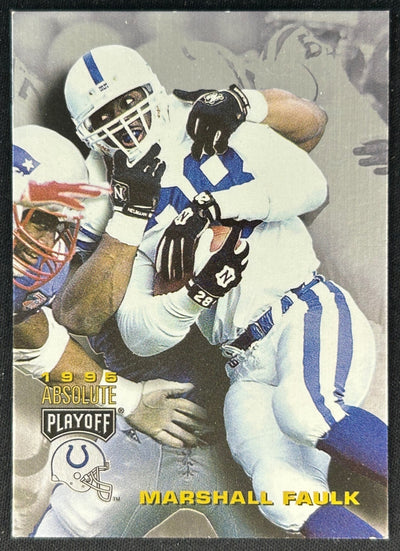 Marshall Faulk 1995 Absolute Playoff Colts